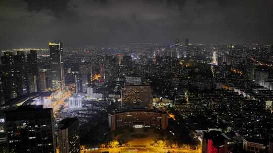 青岛夜景航拍