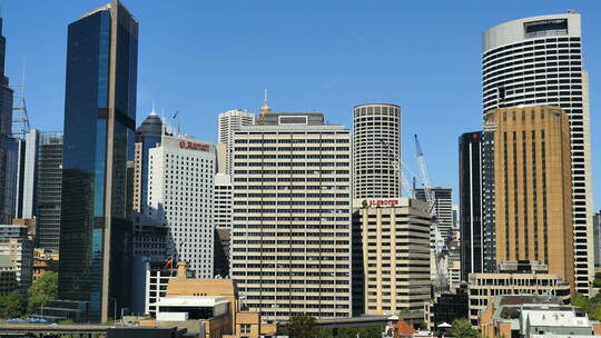 悉尼摩天大楼天际线景观