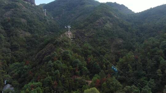 航拍浙江建德大慈岩景区