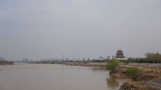 黄河济南段风景，百里黄河景区