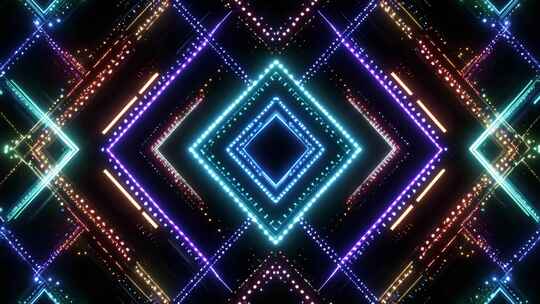 动感炫彩灯光舞台背景
