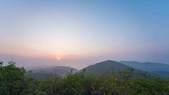 4K超清沈阳棋盘山日出