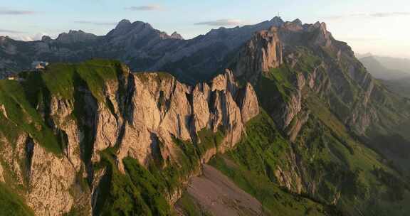 Altenalp Turm，山脉，无人机