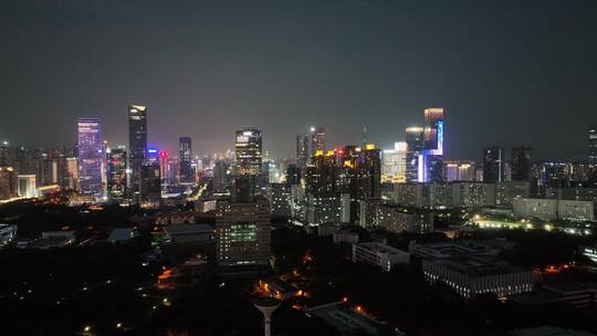 深圳 深圳夜景 夜景 航拍 科技园