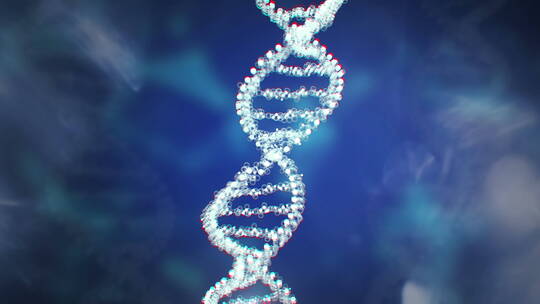 原创商用护肤品化妆品DNA细胞分子动画