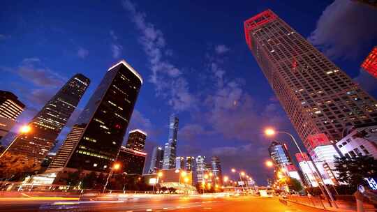 北京CBD地标震撼延时合集