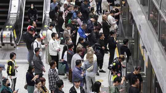 城市地铁人流