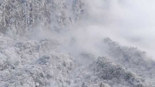 南太行伏牛山雪景雾凇云海自然风光