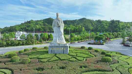 郴州汝城濂溪书院航拍素材