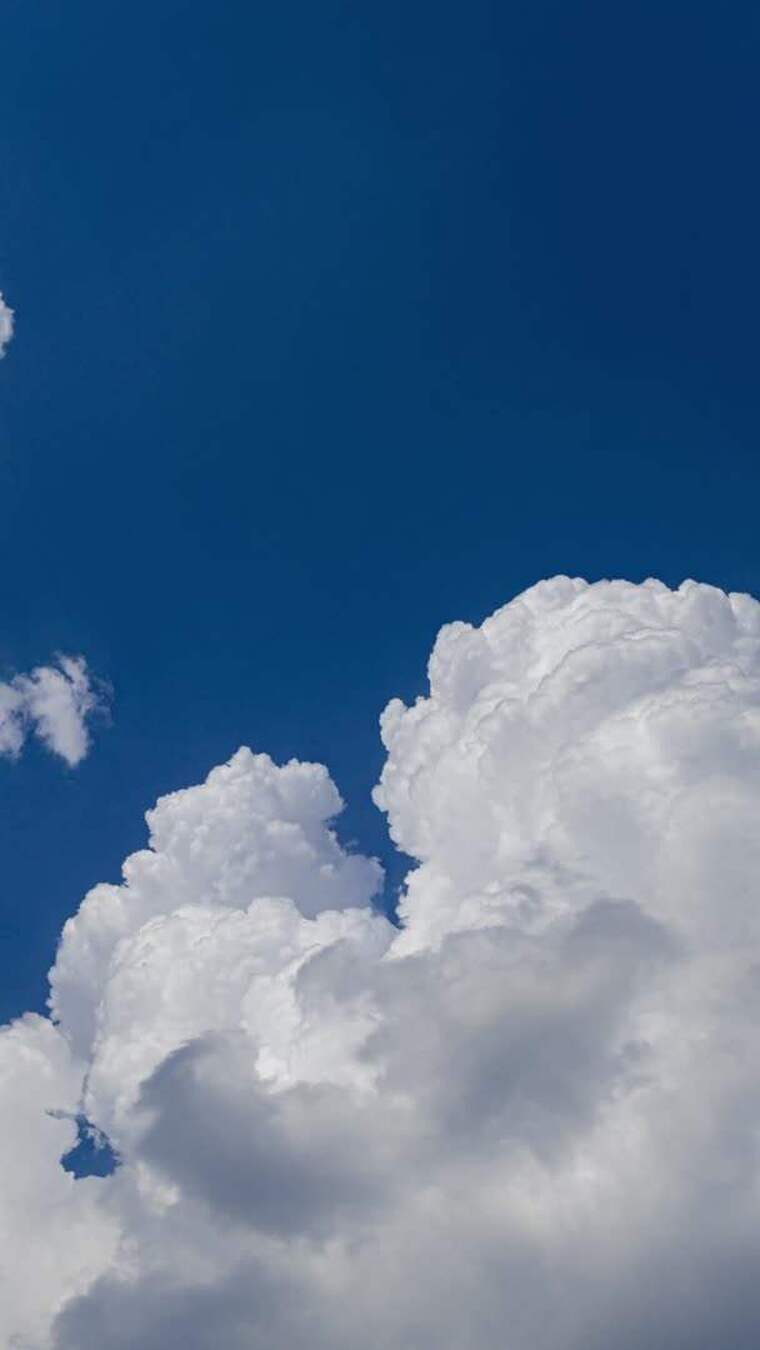 蓝天白云晴空空境 流动的云 时间变化