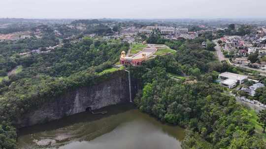 巴西巴拉那库里蒂巴的唐瓜公园。巴西南部地