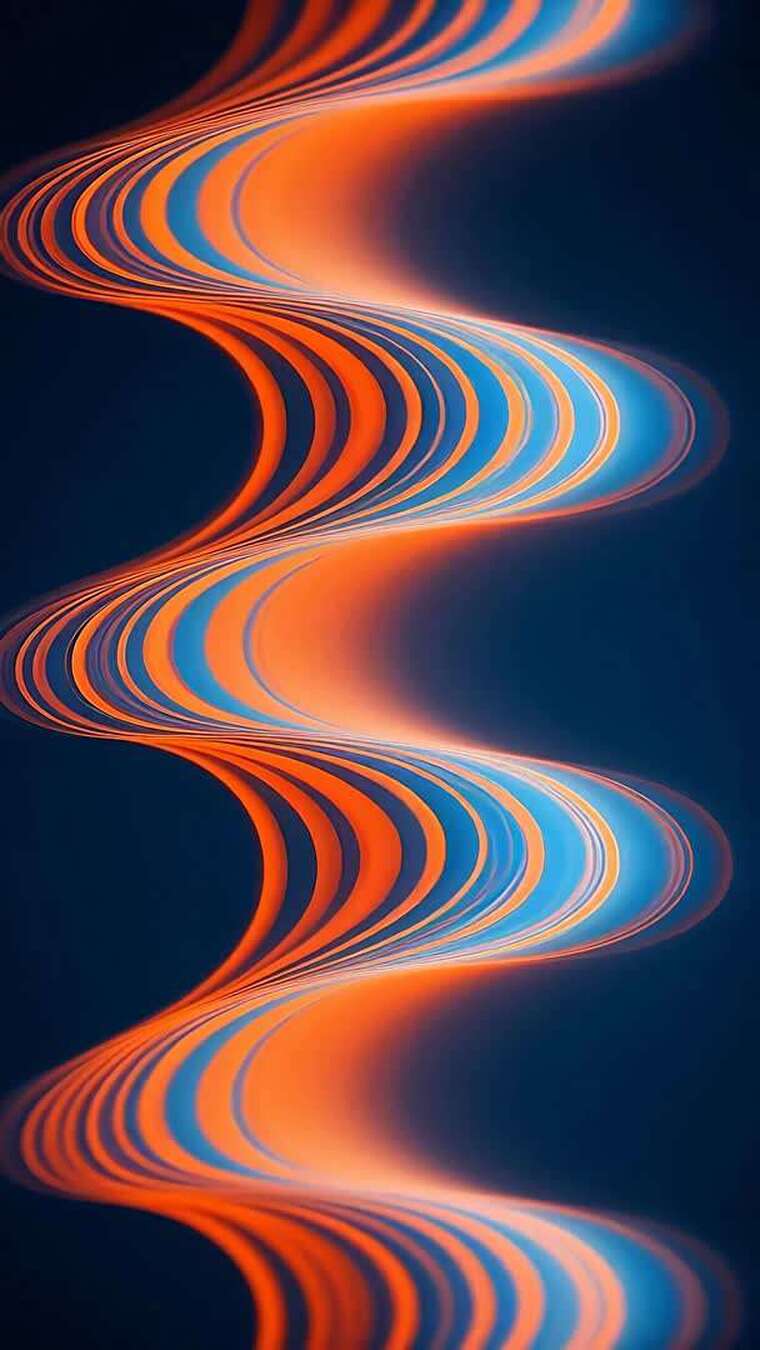 动感抽象光线波浪素材