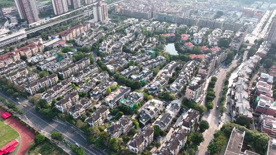 深圳市横岗街道振业城小区全景航拍