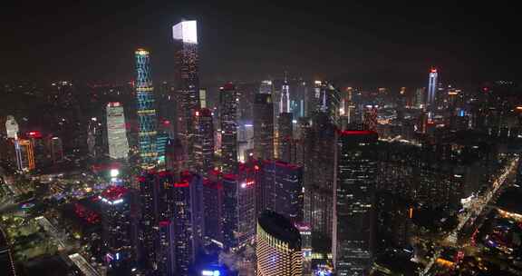广州城市高楼夜景