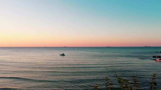 浅海黎明景观