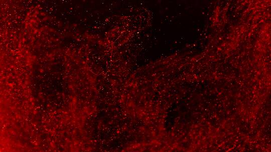 红色系列唯美粒子颗粒雾飞絮 (27)视频素材模板下载
