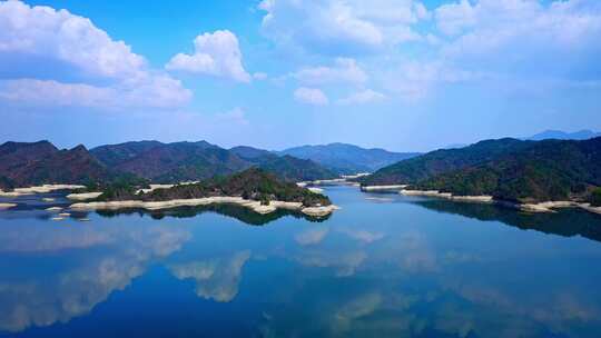 水库自然风光千岛湖