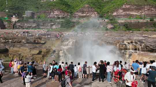 黄河黄河壶口瀑布江河山河河流奔腾河流长江