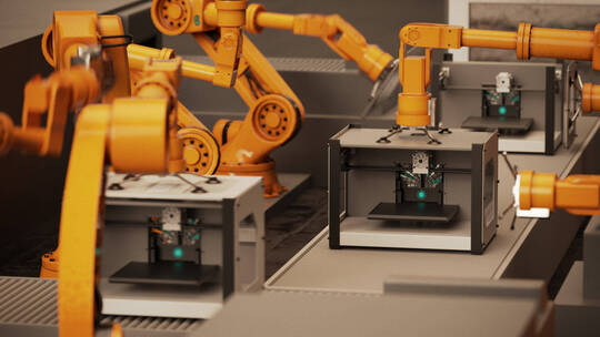 工业机器人 机械手 生产机器人