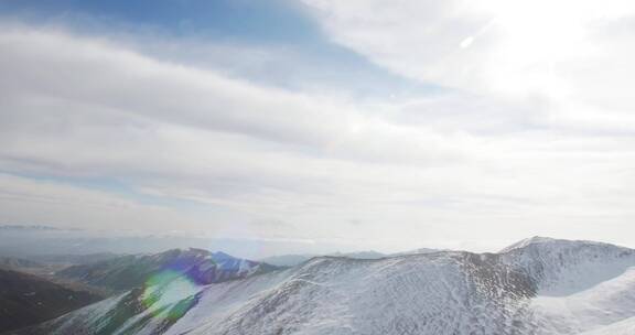 4K西藏雪山流云延时视频