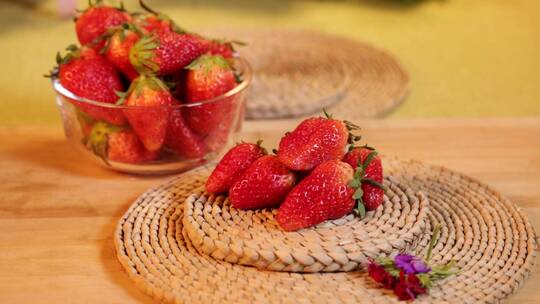 【镜头合集】草莓水果夏季维生素
