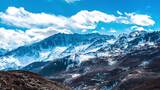 川西康定市燕子沟野马海子唯美雪山8K高清在线视频素材下载