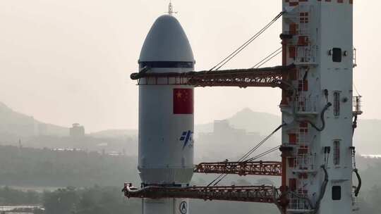 中国航天卫星发射火箭发射天舟发射