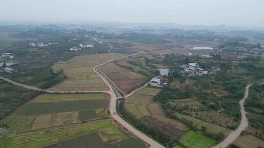 四川氤氲乡村土地风貌