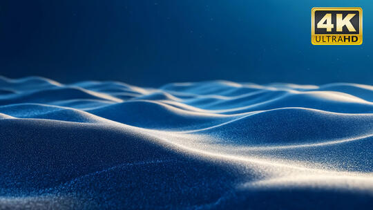 蓝色科技波动起伏地形背景素材4