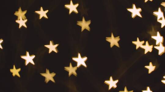 星星形状的圣诞灯背景