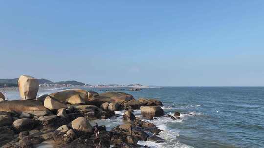 福建省漳州市漳浦县七星海景区航拍