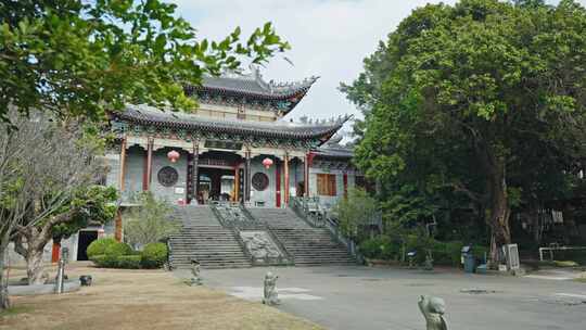 东山寺大鹏东山寺东山古寺深圳大鹏视频素材模板下载