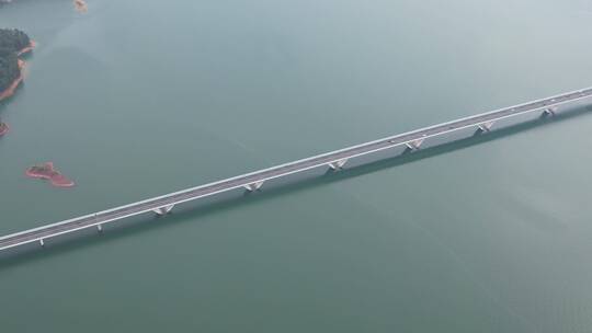 千岛湖大桥航拍视频素材模板下载