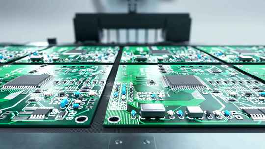 电路板生产电子芯片自动化制造2_4K
