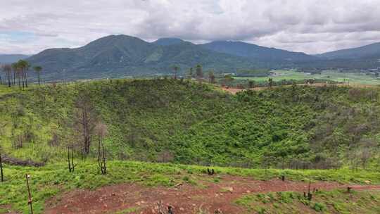 腾冲火山地热国家地质公园航拍