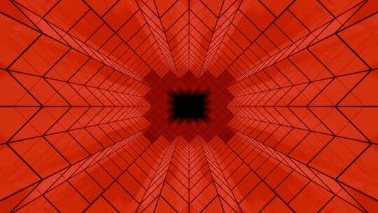 红色和黑色通过Ixel心背景Vj循环在H