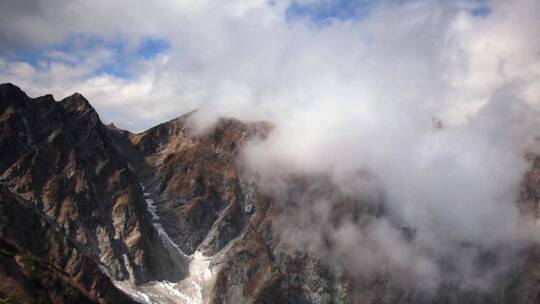 云海雪山星空延时