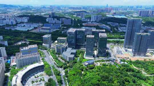 广东黄埔科学城周边航拍