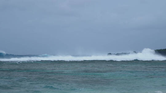 塞班岛海岛海浪素材实拍视频素材模板下载