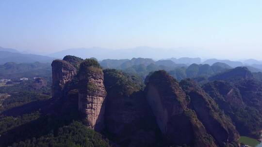 龙虎山航拍风景