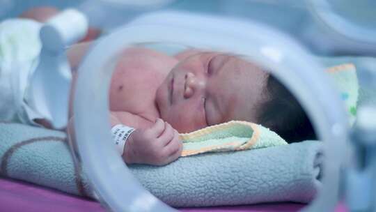 婴儿宝宝新生新生儿医院医生医疗健康生命