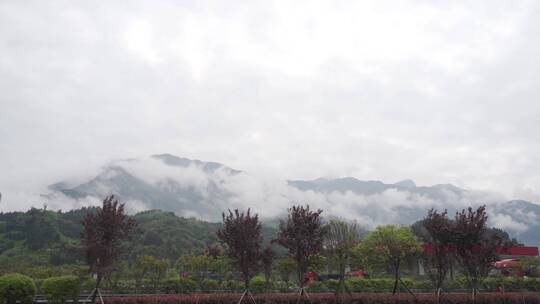 雨后山区云海