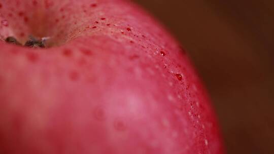 苹果表面渗出色素