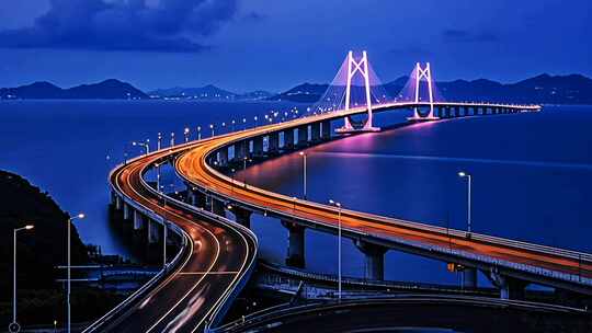 港珠澳大桥夜景