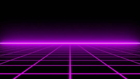 发光的紫色网格线视频素材模板下载