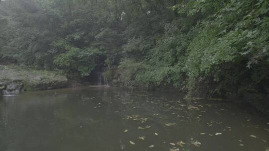 雨后山水清泉瀑布LOG