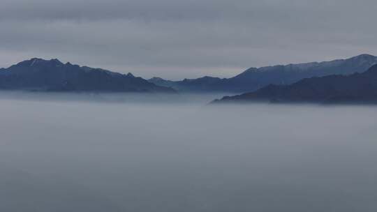 秦岭山脉秋季风景