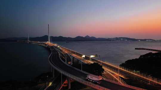 深圳湾大桥夜景