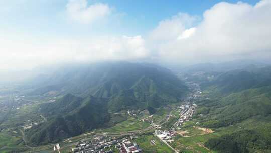 美丽乡村风景航拍