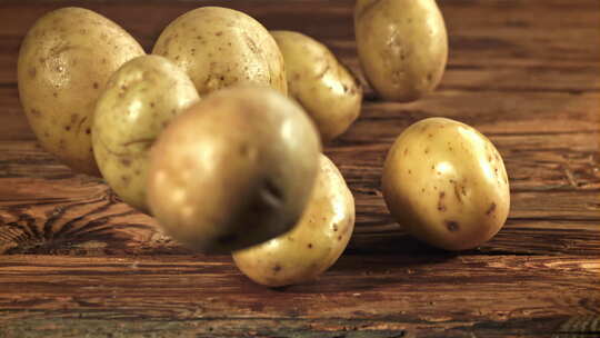 新鲜的土豆优质马铃薯